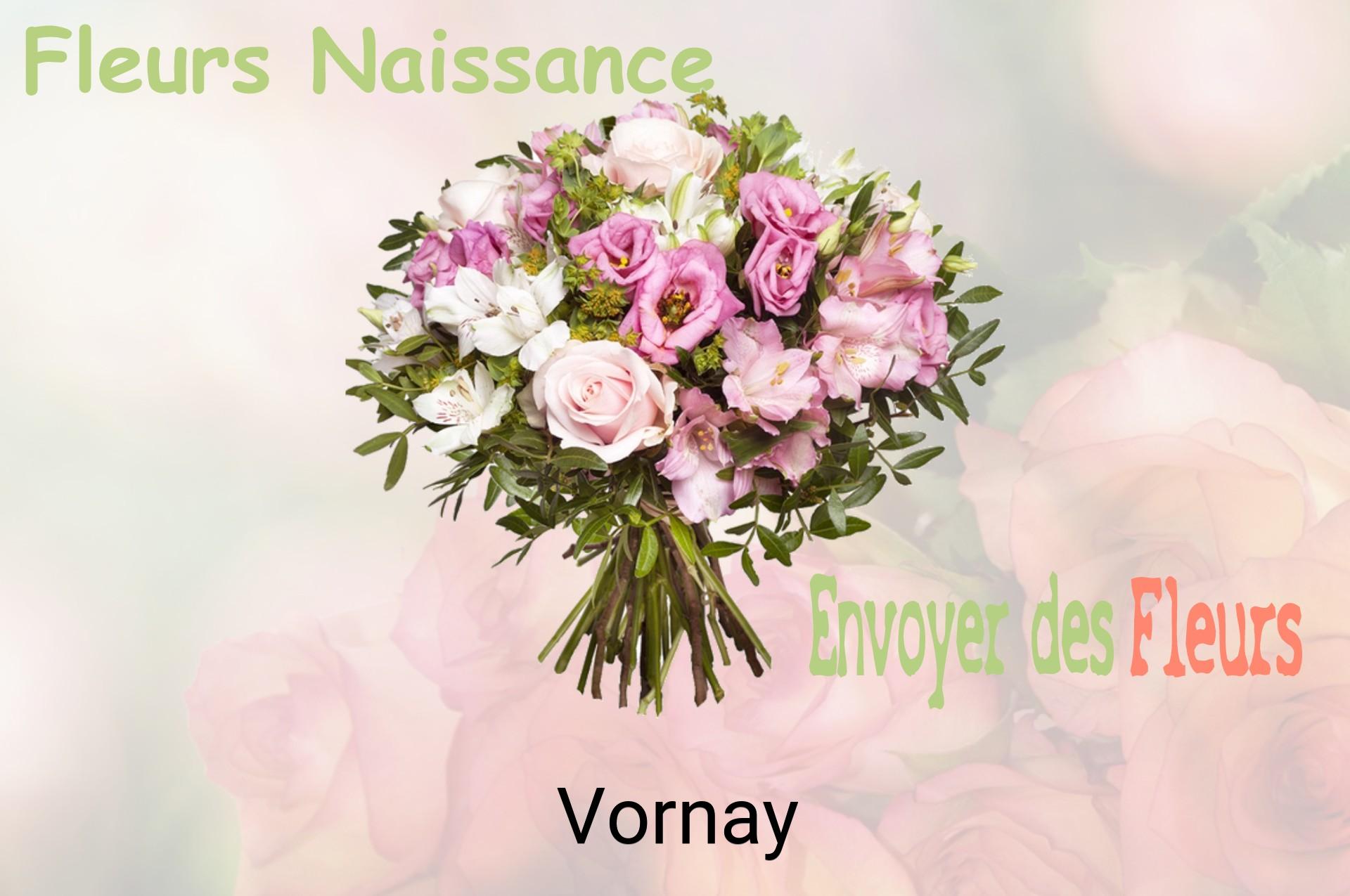 Bouquet de fleurs de naissance livré à Vornay